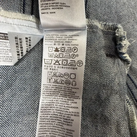 Levi's Trucker Jean Jacket Men's Size Medium Dark Wash Button Front - Picture 10 of 12